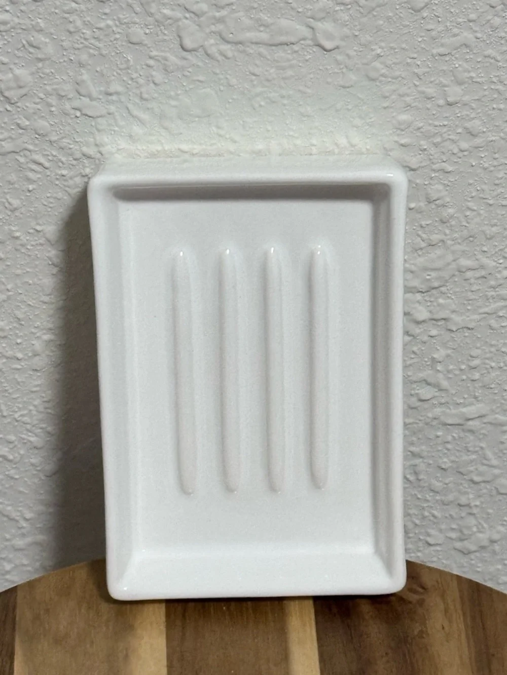The White Company Ceramic Soap Dish White Like New